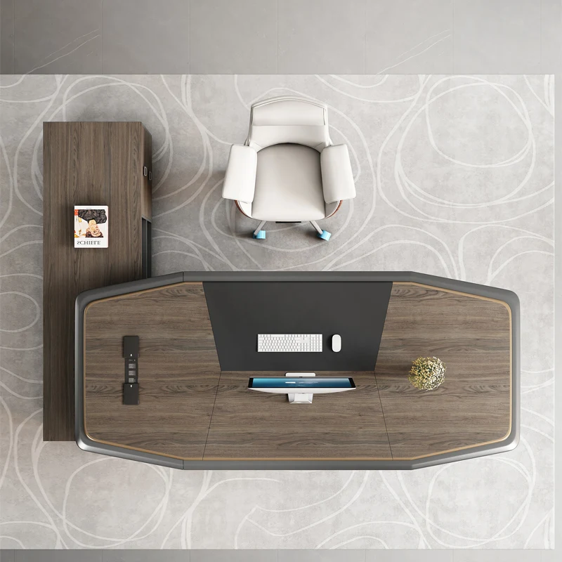 Luxury L Shape Boss Table Manager Executive Office Boss Table Executive Office Tables For Boss