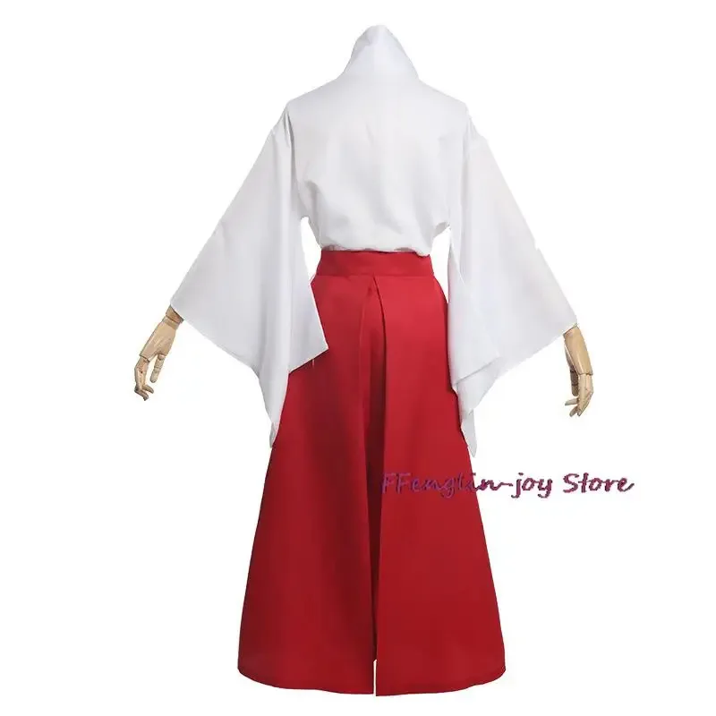 qq38Anime Iroi Utahime disfraz de cosplay Kimono falda roja peluca tatuaje pegatina arco conjunto completo uniformes disfraces de Halloween
