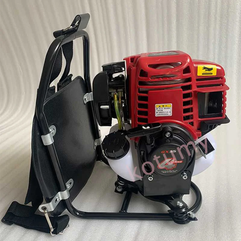 GX35 35.8CC 4 Stroke Brushcutter Engine High Power Back DIY Brush Cutter Trimmer Auger Petrol Mini Engine Head 2 stroke