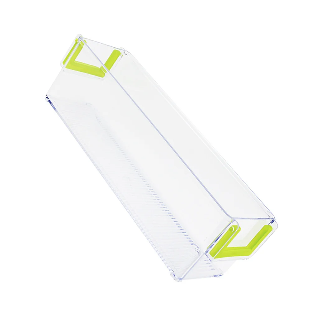 

1pc Drawer Storage Box Kitchen Organizer Fridge Container Transparent Vegetable Fruit Bin Large Capacity Non-Slip Moisture