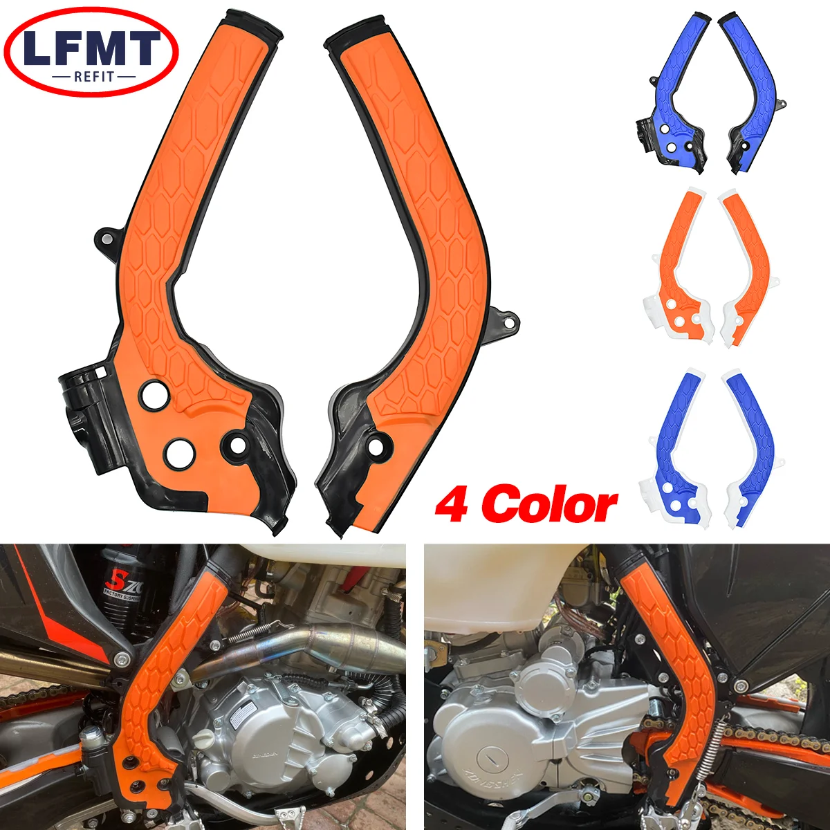 

Защитная накладка на раму для мотокросса X-Grip для Husqvarna FC FE TC TE TX для KTM SX SXF EXC EXC-F 125 150 250 300 350 450