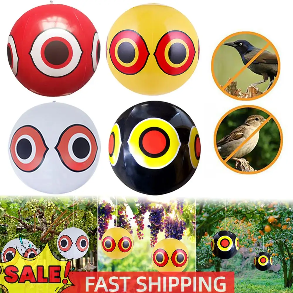 

40 см воздушный шар, репеллент для птиц, держите утки от бассейна, голуби, дятел, репеллент для птиц, подвесной креативный репеллент для птиц