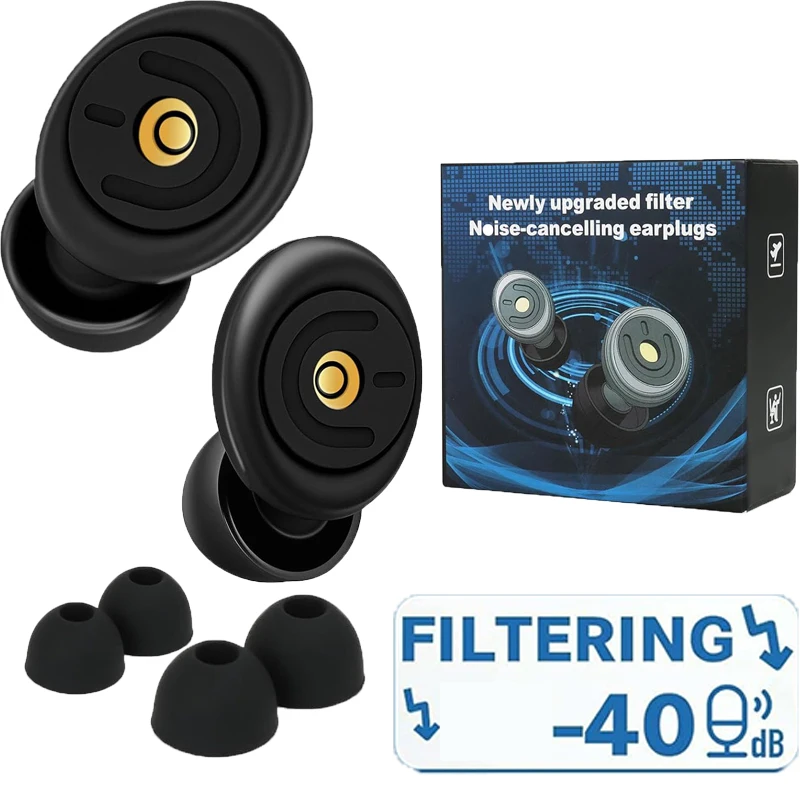 Ear Plugs for Noise Reduction Ear Protection Reusable Silicone Ear Plugs Swimming Ear Plug Sleeping Earplugs Set Oordopjes