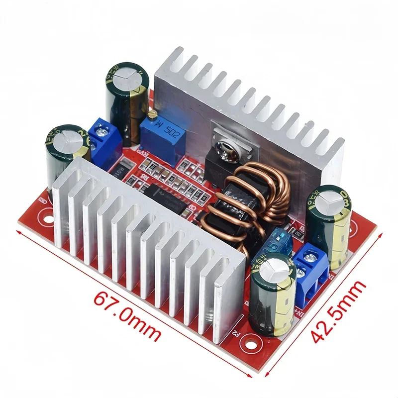 DC-DC 400W 15A convertitore Boost Step-up alimentatore a corrente costante Driver LED modulo Step-Up per caricabatterie da 8.5-50V a 10-60V