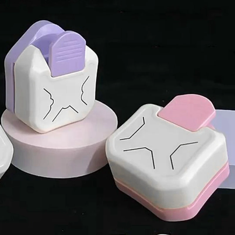 ABXF-3-в-1 инструмент для резки и украшения картона, резак для бумаги, инструмент для обрезки и украшения, многоугольный инструмент для карт «сделай сам»