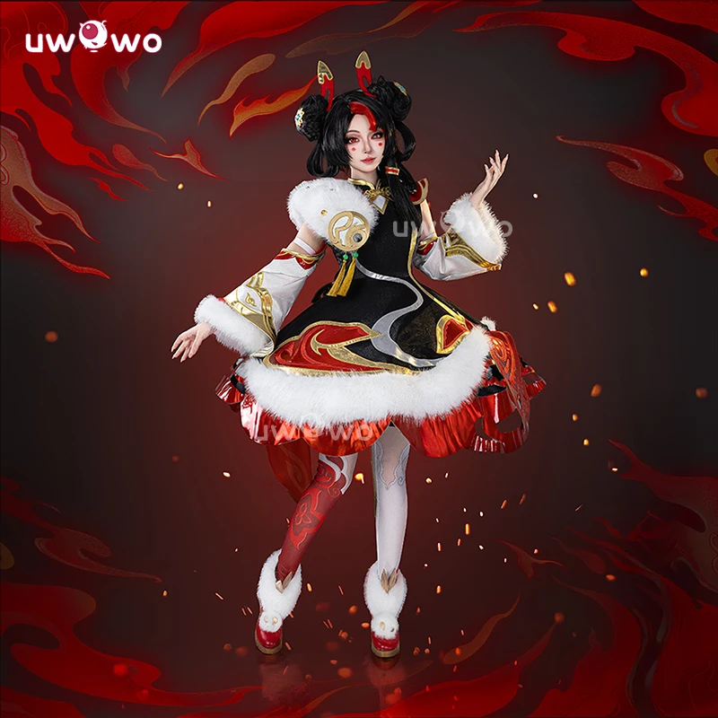 

UWOWO Gwen Cosplay Collab Series: Game League of Legends/LOL: Mythmaker Gwen Wild Rift WR Cosplay Costume S-2XL