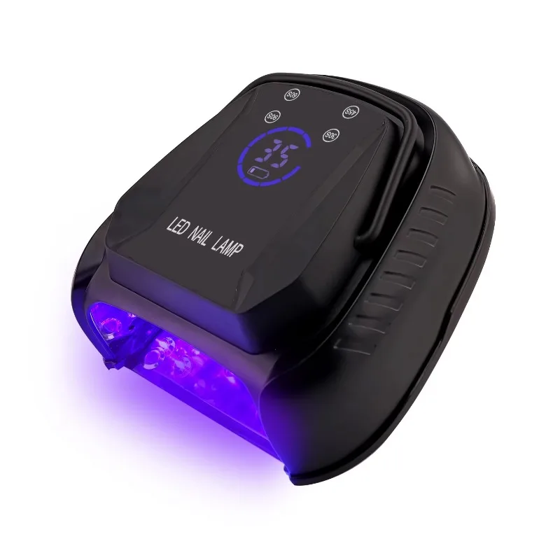 2025 Nuovo Arrivo Led Gel Essiccatore In Metallo Professionale Ricaricabile UV Lampada Per Unghie Manicure Cordless 72W Pro Cure