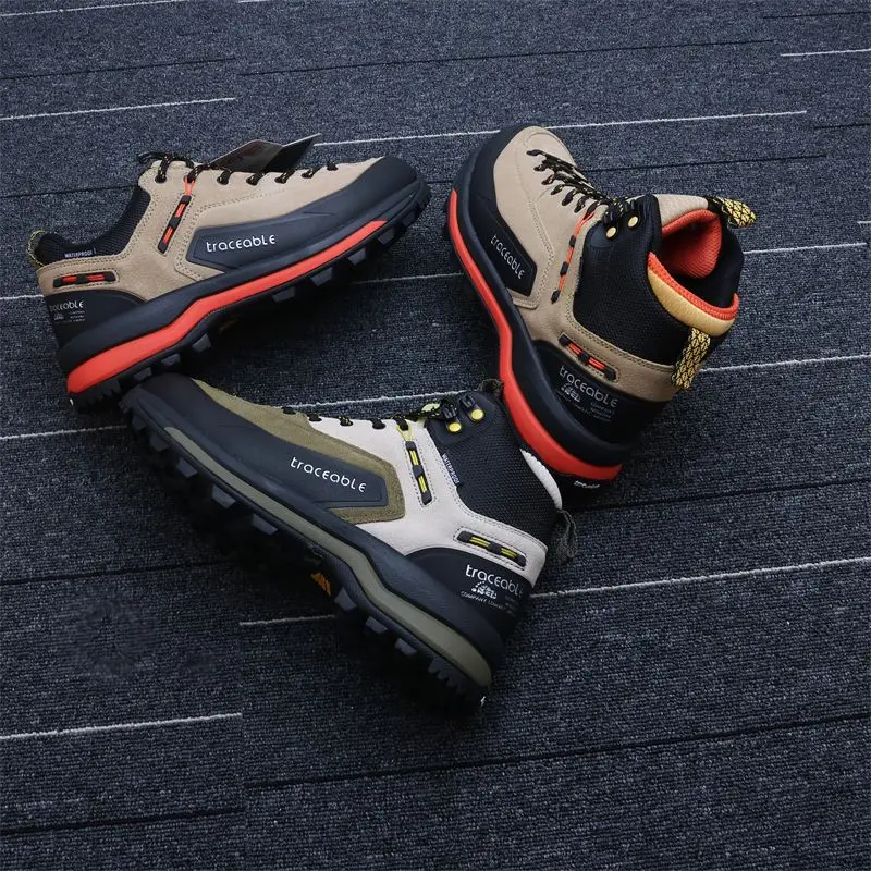 

2026 New Luxury Hiking Sneakers Men Anti-Slip Men Sport Mountain Shoes Unisex Climbing Shoes For Men Wearable Trekking Shoe Man