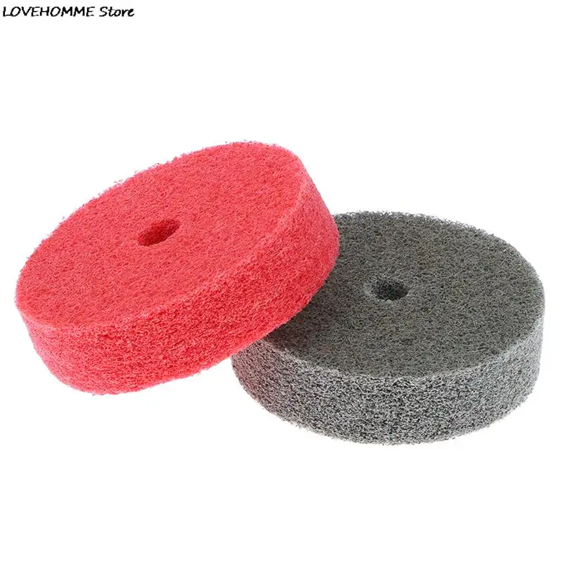 Roue de polissage en Nylon, 3 pouces, 75mm, pour le polissage du métal, du bois, du plastique, accessoires pour outils électriques