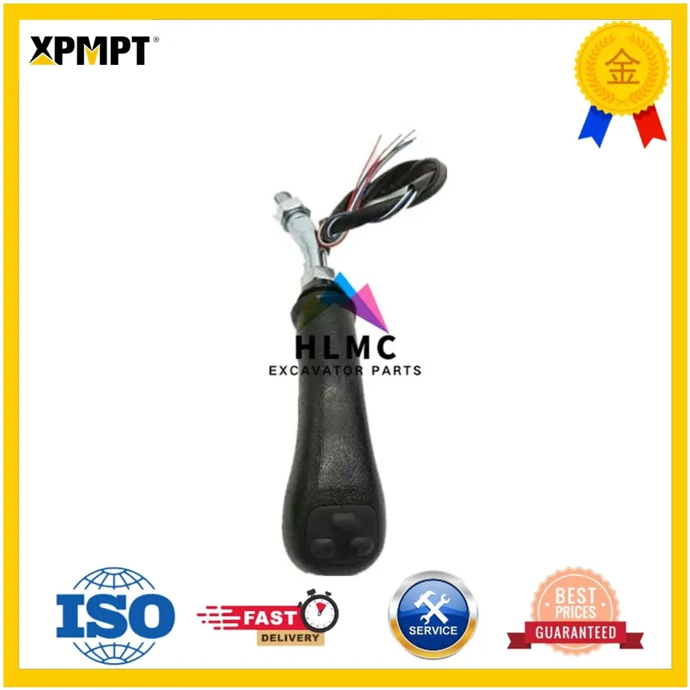 R60 80 150 210 215 225-7 Excavator Operating Lever Grip Rubber Joystick Handle Glue Dust Proof Cap Excavator Parts