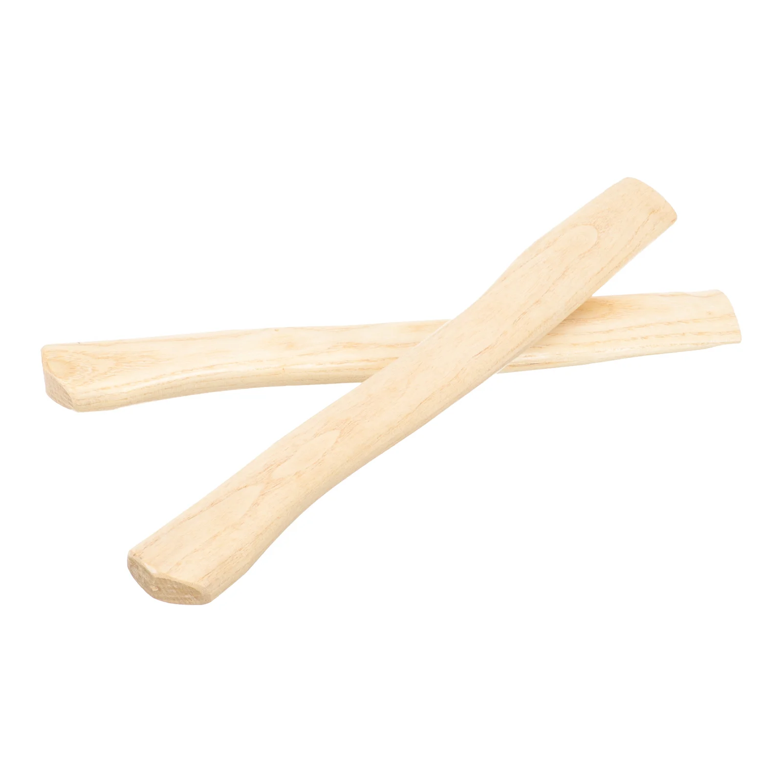 2 Pcs Toy Simulation Wooden Handle for Replacement down Hatchet Accessory