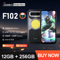 FOSSiBOT F102 Rugged Smartphone,20GB 256GB,16500mAh Battery,108MP Camera,Cellphone,6.58'' FHD+ 120Hz Screen,Mobile Phone