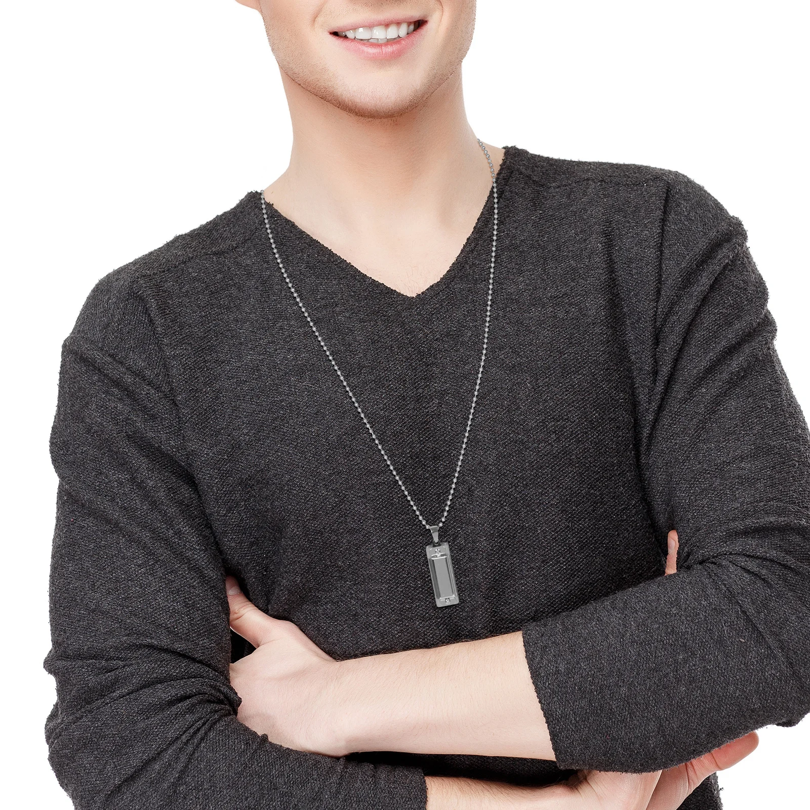 

Harmonica Necklace Featuring Mini Sound Producing Pendant Exquisite Craftsmanship Musical Instrument Jewelry for Men Women