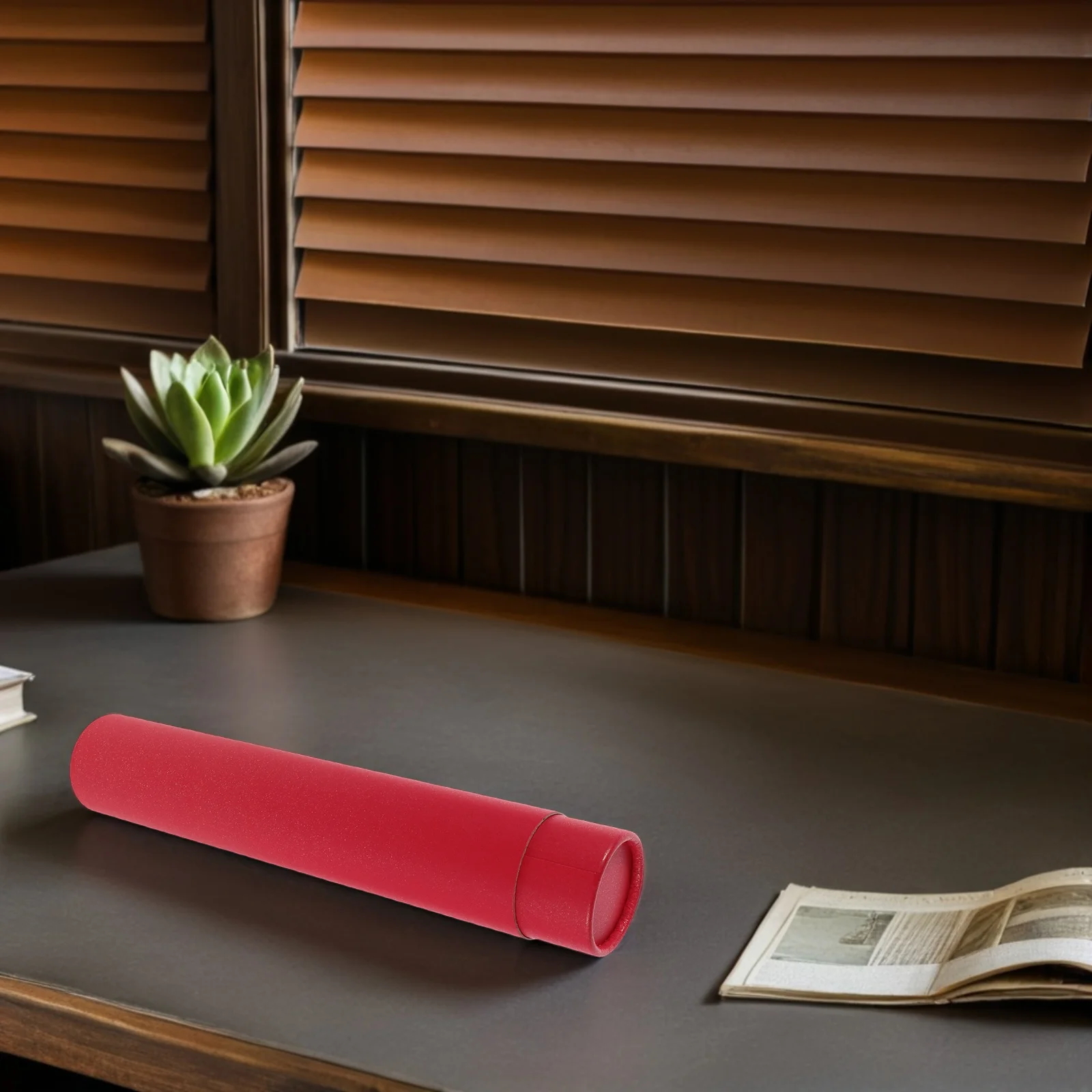 أنبوب تخزين فني قابل للتمديد، أنبوب بريد ورقي، حاوية تخزين للرسم للملصقات والوثائق والخرائط وفن الخط #2