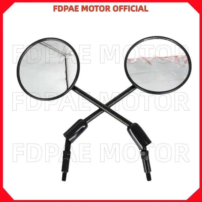 Espelho Retrovisor Esquerdo e Direito, Bicicleta Elétrica Espelho, apto para Wuyang Honda, Zoomer, Cub, Dax, Vgo