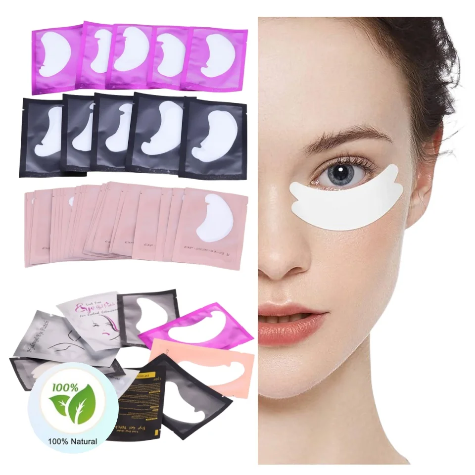 Wholesale Eyelash Patches For Sensitive Skin Makeup Hydrogel Gel Eyelash Extensions Eyepads Under The Eye Pad Lashes Stickers