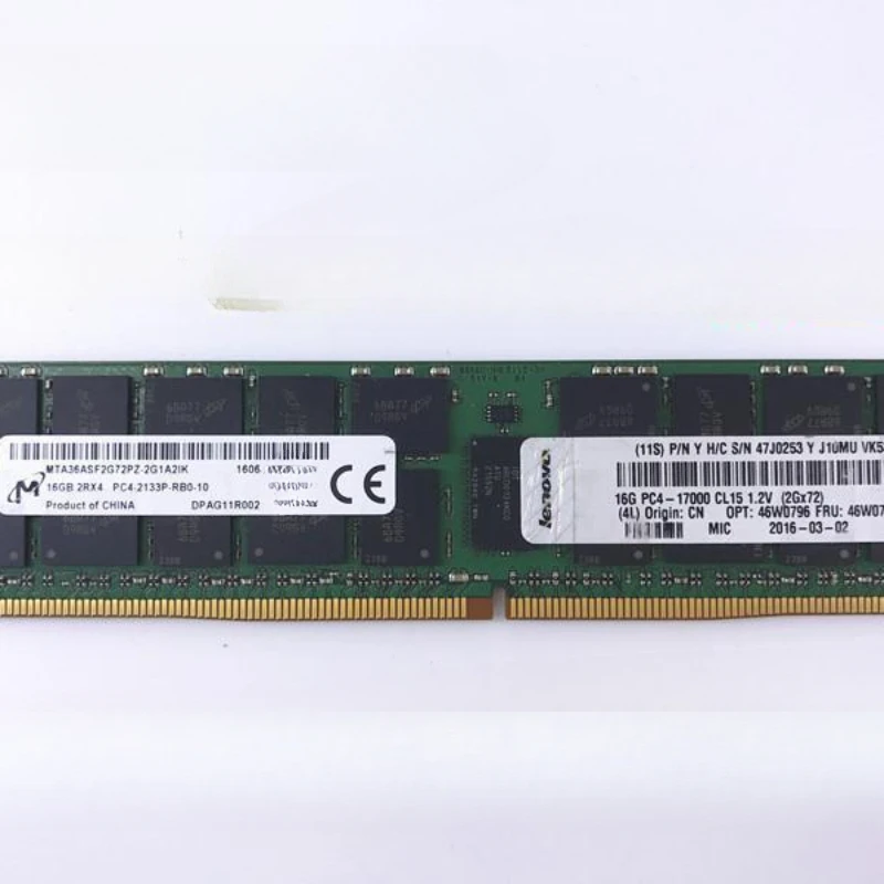 46W0798 16G DDR4 2133P REG server memory 16GB