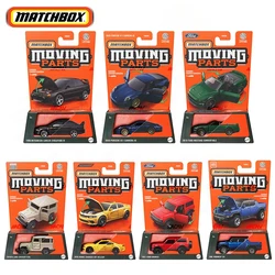 Matchbox-Peças originais do carro para meninos, Ford Mustang conversível, Mitsubishi Lancer, Porsche, Ford Dodge Charger, Diecast, 1:64