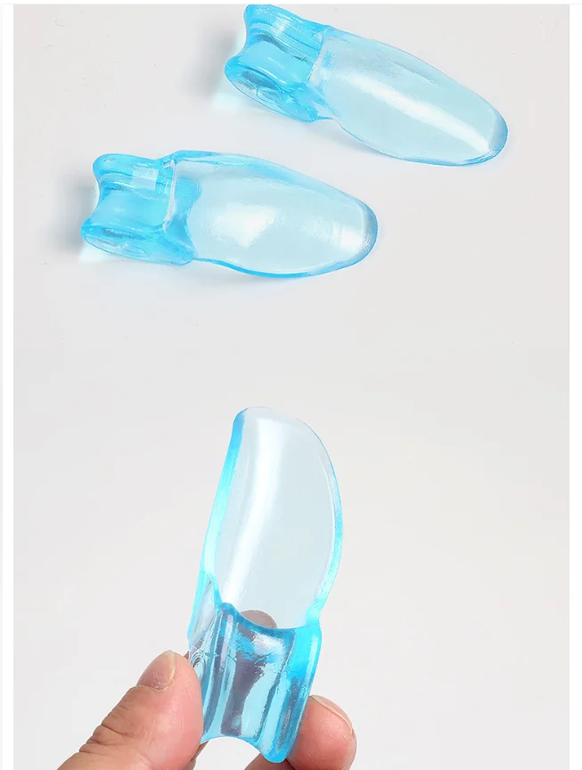 1/2/5/10Pairs Silicone Toe Splitter Correction Device For Hallux Valgus Large Foot Bone Separation Toe Sleeve Splitter Pedicure
