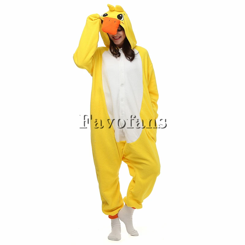 Favofans-Kigurumi de animales para adultos, pijama de pato canguro, Disfraces de Halloween, Mono de Cosplay, regalo de Navidad, XXL