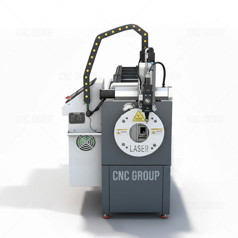 1500W/2000W/3000W CNC Laser Pipe Cutting Machine for Round and square Pipes, Multi-functional and High-precision.
