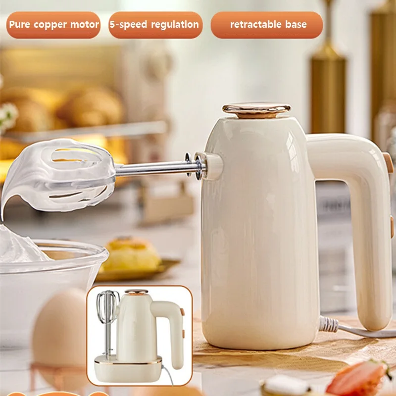 

5 Gear Electric Egg Beater Household Handheld Food Mixer Machine For Baking 220V Electric Mixing Machine