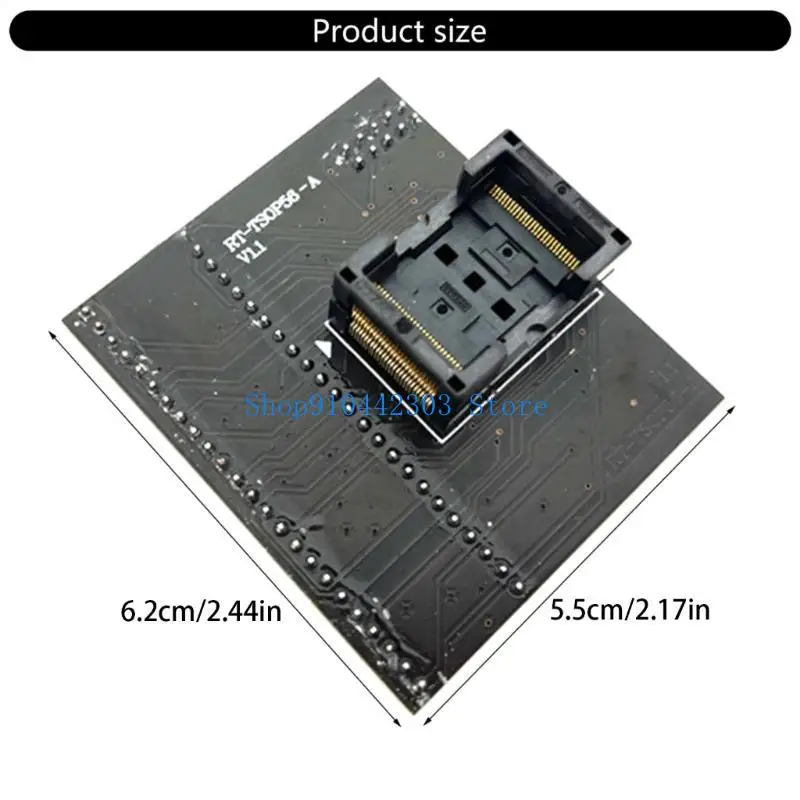 

L4MD TSOP56 Chip Compatible TSOP56 Adapter Socket For TRT809H Programmer TSOP56-A Read/Write Dock