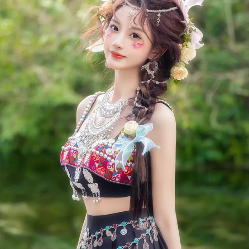 National costumes foreign travel photography new clothing