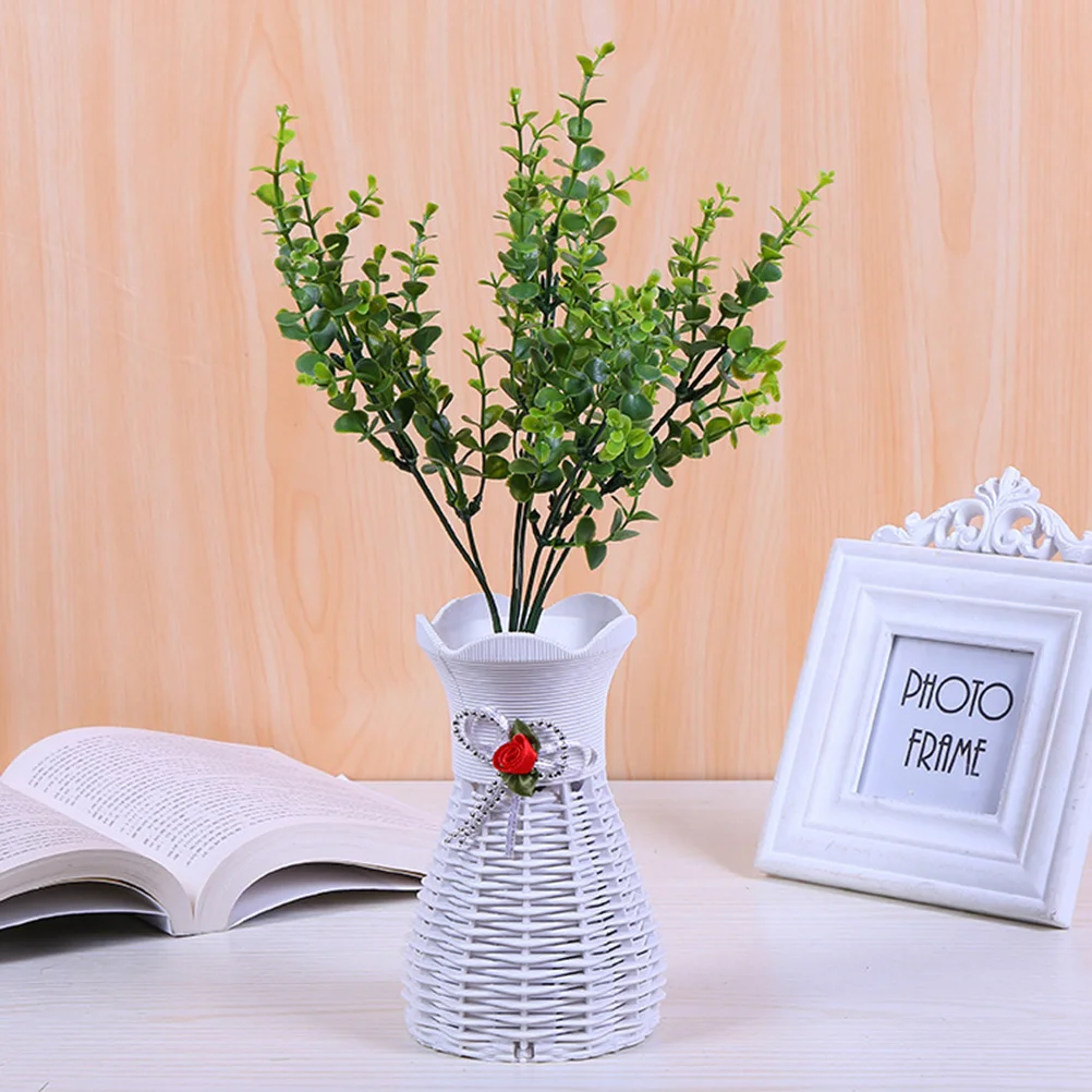 

Alipis 6pcs Artificial Plants for Home Decor Indoor Faux Greenery Simulation Plant Dried Flowers Acrylic Fake Plant Set