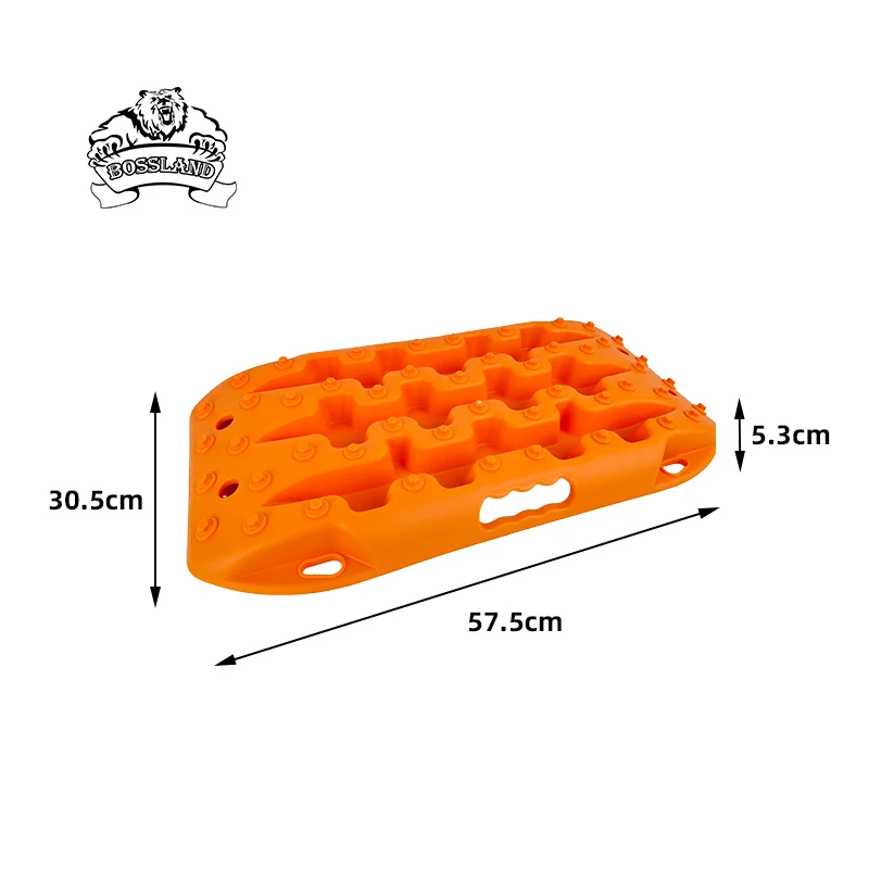 10T Recovery Traction Board 2Pcs Heavy Duty Off Road Recovery Tracks Anti Slip Nylon Traction Boards for SUV Truck Sand Snow Mud