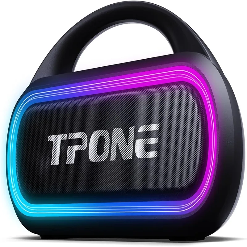 

TPone Portable For Speaker 30W (Peak) IPX5 Waterproof TWS Pairing 12H Playtime For Home/Party/Outdoor/Beach Birthday Gift