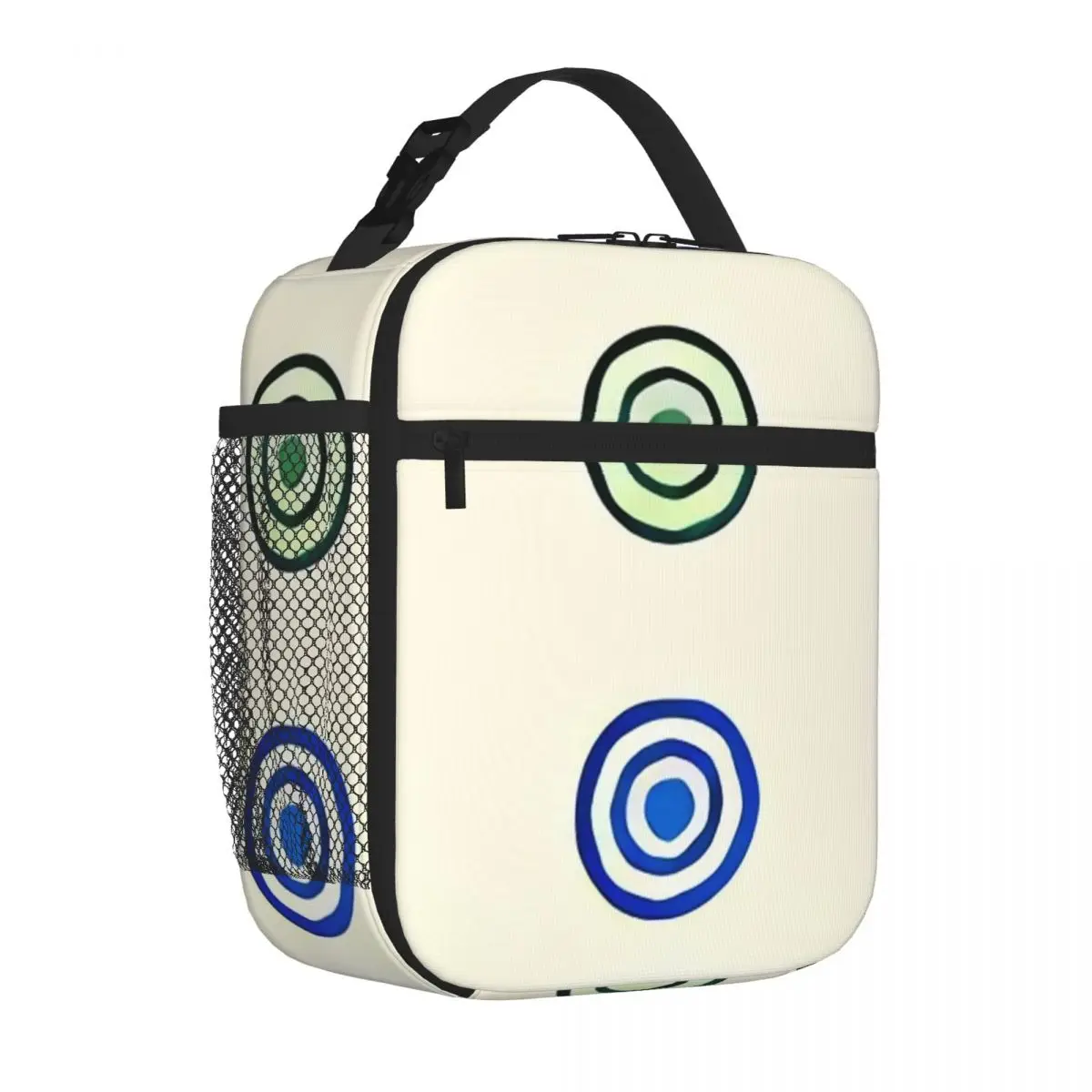 Bestselling Interesting Mahjong Two Rainbow Print Sports Lunch Bag Family Outing Picnic Lunch Bag
