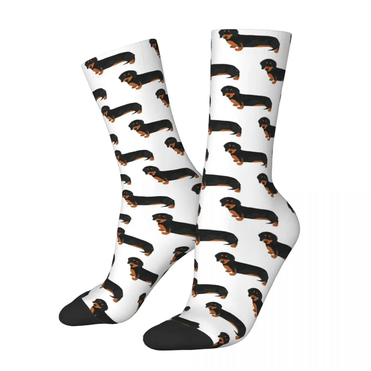 Sausage Dog Lovers Socks Harajuku High Quality Stockings All Season Long Socks Accessories for Man's Woman's Birthday Present