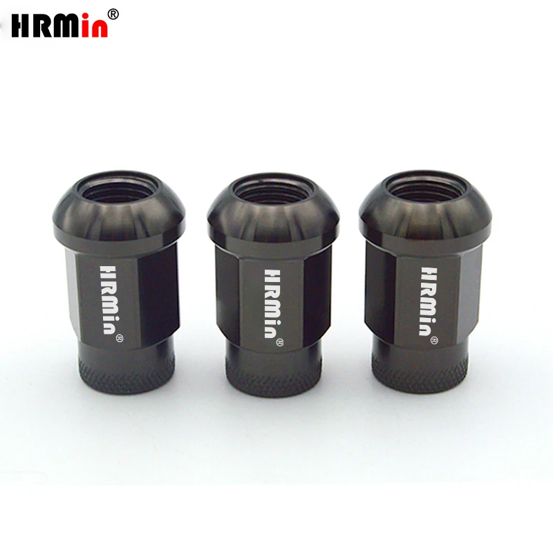 HRMin Factory 10.9 grade Gr5 titanium ball seat knurled wheel nut titanium nut titanium screw M12*1.5/M14*1.5mm 20pcs