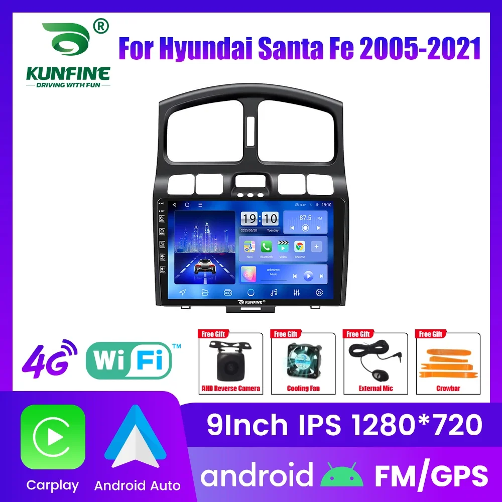 

Автомагнитола Android для Hyundai Santa Fe 2005-2021, 2DIN, 8-ядерный процессор, GPS-навигация, IPS-экран, поддержка CarPlay и Android Auto