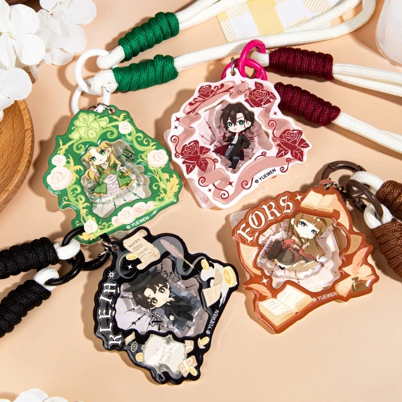 

Новое поступление, оригинальные товары «Властелин тайн», трехслойный акриловый брелок в стиле аниме, очаровательная игрушка Klein Moretti Audrey Leonard Fors