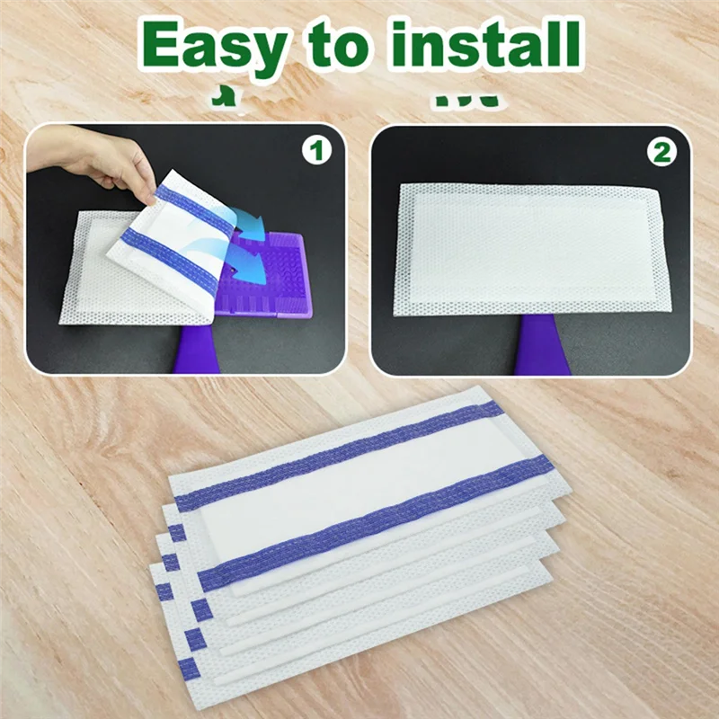 Cuscinetti per mocio spray per pulizia pavimenti AD-Hardwood, ricarica multisuperficie per getto bagnato Swiffer