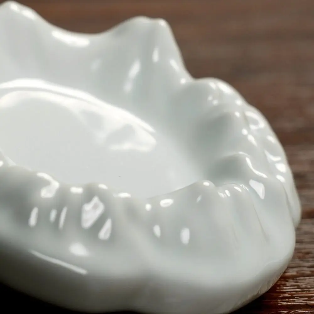 Pincel de tinta multifunción de cerámica con forma de montaña, pisapapeles, soporte para bolígrafo, pincel para esmalte, herramienta de pintura de tinta