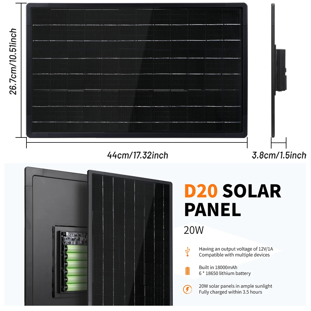 Panel solar MPPT impermeable para batería, kit controlador de carga - imagen 4