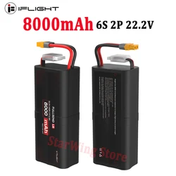 IFlight Fullsend 6S 8000mAh 2P 22.2V batteria agli ioni di litio con connettore XT60 per parti FPV