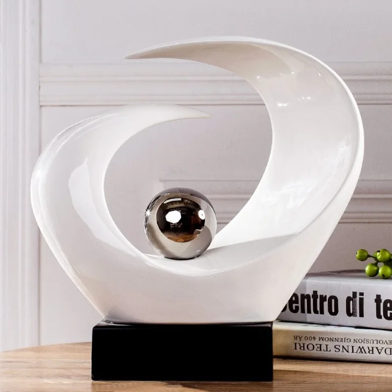 

Light luxury desktop ornaments, home living room TV wine cabinet entrance office decorations