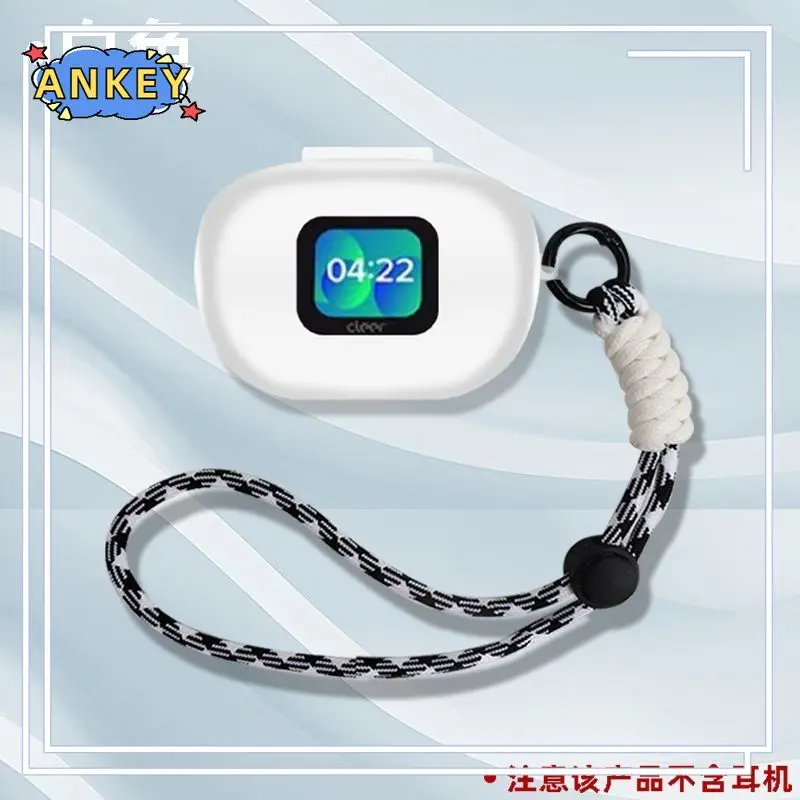 for Cleer ARC3 Protective Case Nylon Lanyard Soft Cover Shells Washable Housing Anti Dust Sleeve Hand Rope Strap Accessories