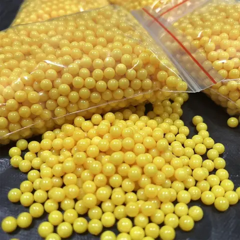 1000 Rounds Airsoft BBs Bullets 0.12g Hunting Shooting 6mm BB Strikeball Rifle Gun Plastic BB Balls Yellow Paintball Accessories
