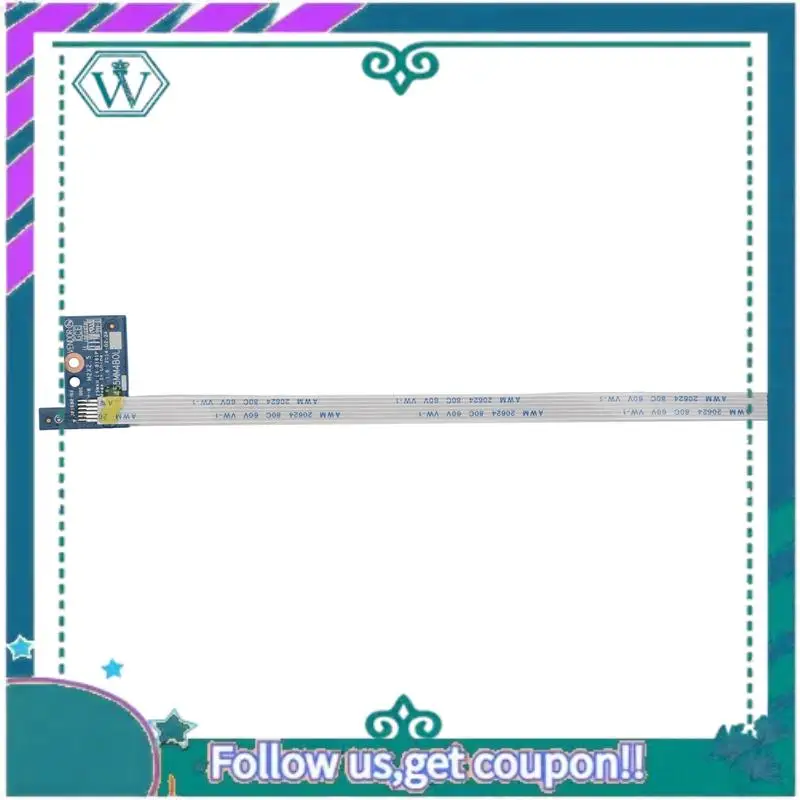 A75Q-Cable de botón de encendido para portátil para Acer V3-572G E5-511 E5-571 Cable de placa de interruptor de placa de botón LS-B161P