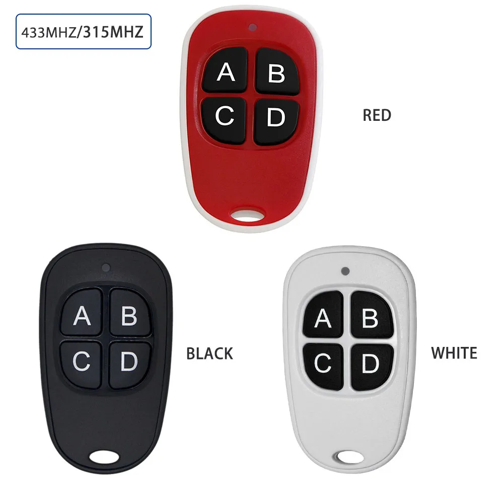 Universal Garage Door Opener Remote 4-Button Copy Waterproof Wireless Remote Control for Rolling Door Expansion Door