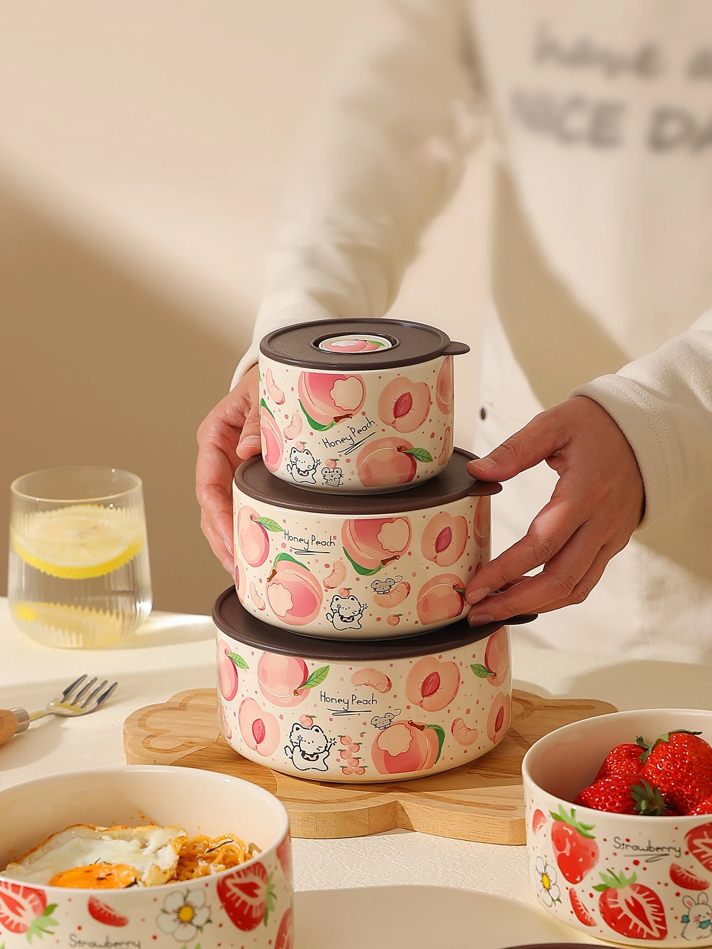 Keramik-Lebensmittelbehälter m – Food Storage Prep Containers Bewertung und Preis