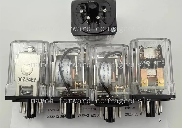 MK2P-2 100/110VAC for Omron power relay, single contact, 2-pole