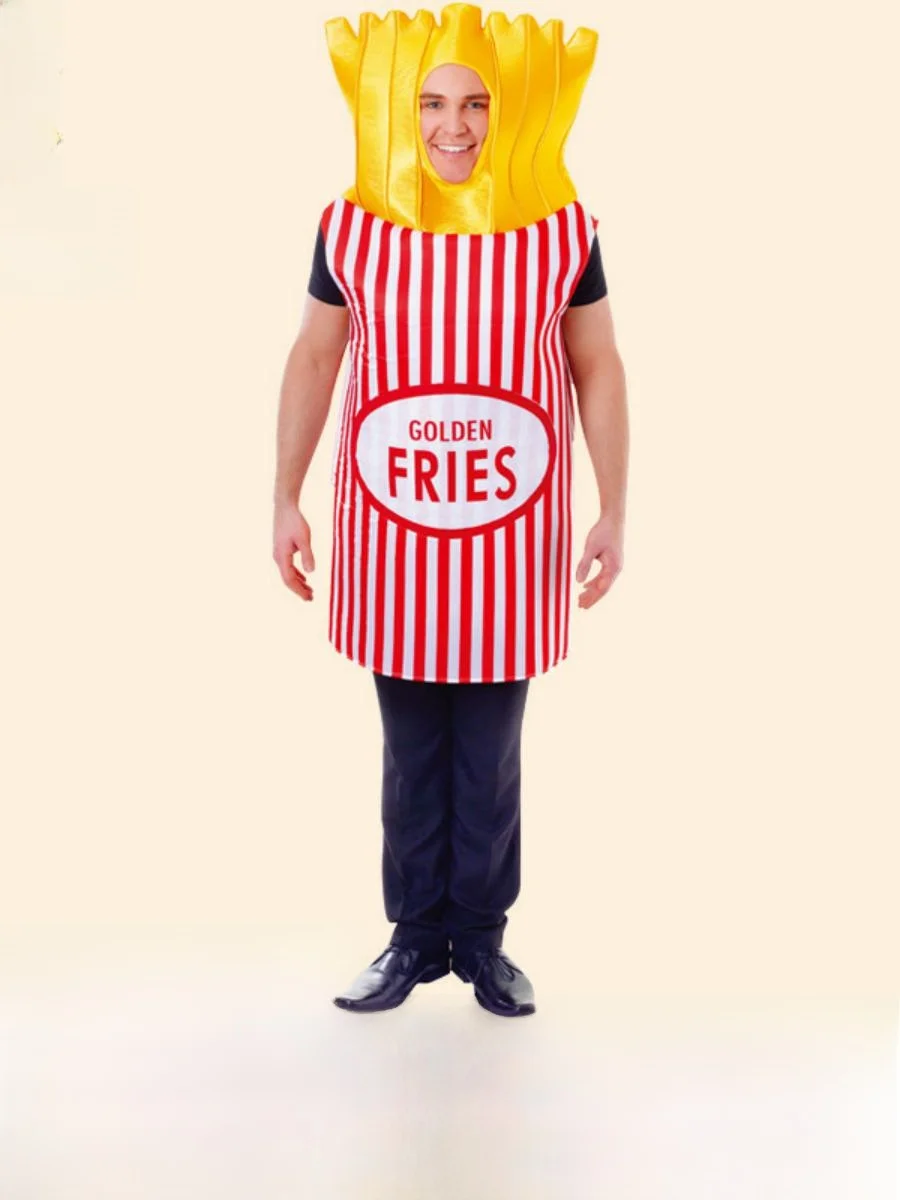 

Fun Food Par Costume Potato Chip Performance Suit loween Stage Performance Clothes Carnival Cosplay Festival Outfit