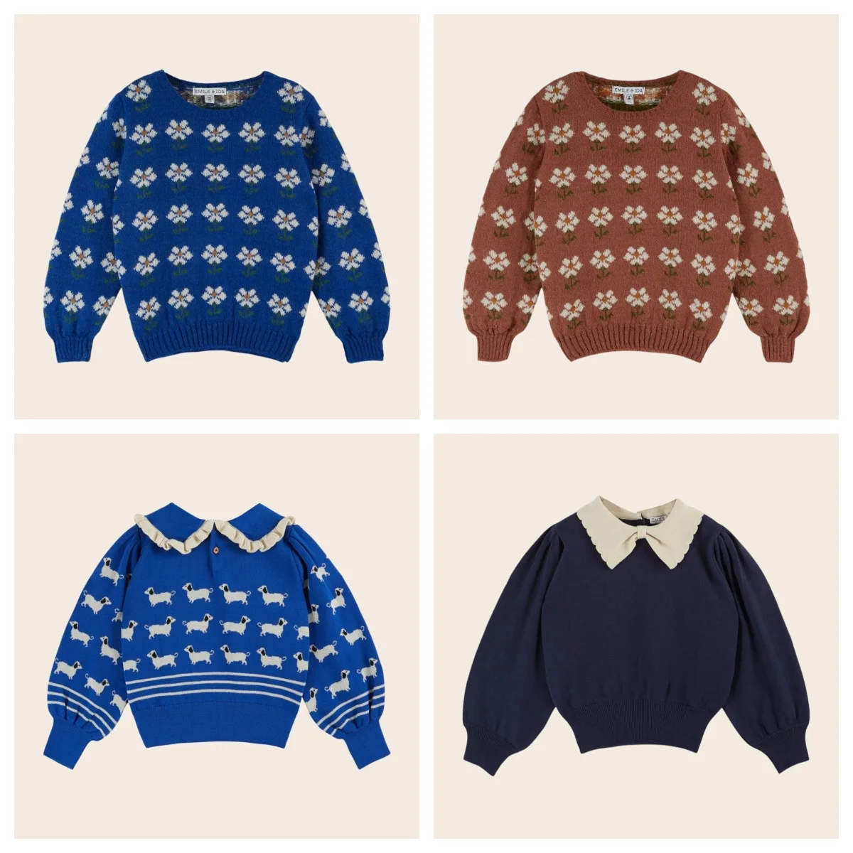 

Осень-зима, новый модный повседневный комбинезон с цветочным принтом, вельветовое платье для девочек, пуловер, вязаный свитер, комплект детской одежды