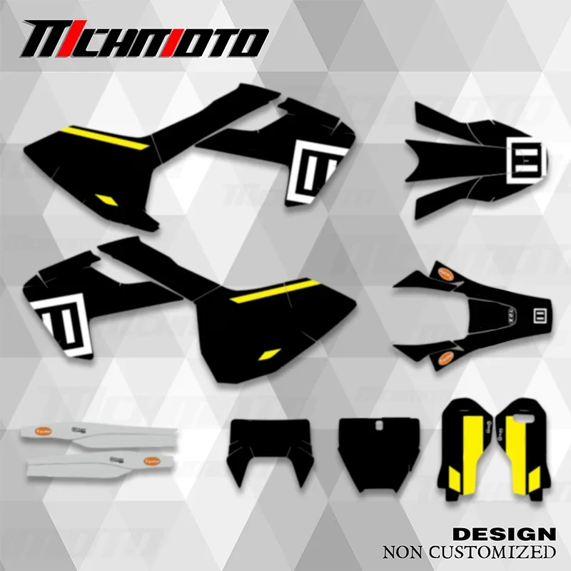 

MCHMFG New Style Graphics Decals Stickers Kit For Husqvarna TE FE 2017 2018 2019 TC FC TX FX FS 125 250 450 2016 2017 2018